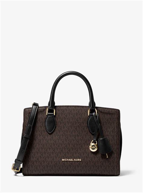 michael kors zoe medium logo satchel|Zoe Medium Logo Satchel .